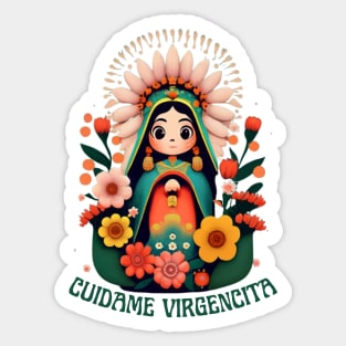 Cuidame Virgencita Sticker